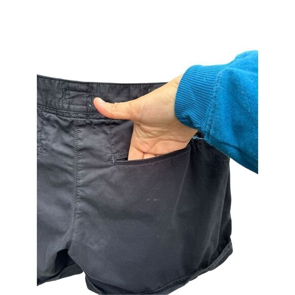 Gold Sign Virtue Navy Women Shorts Size 28 - Picture 7 of 10